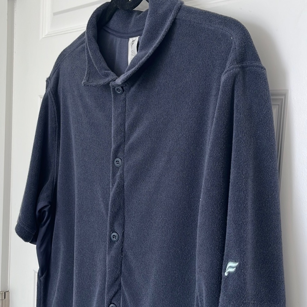 Fabletics Mens Terry Button Up